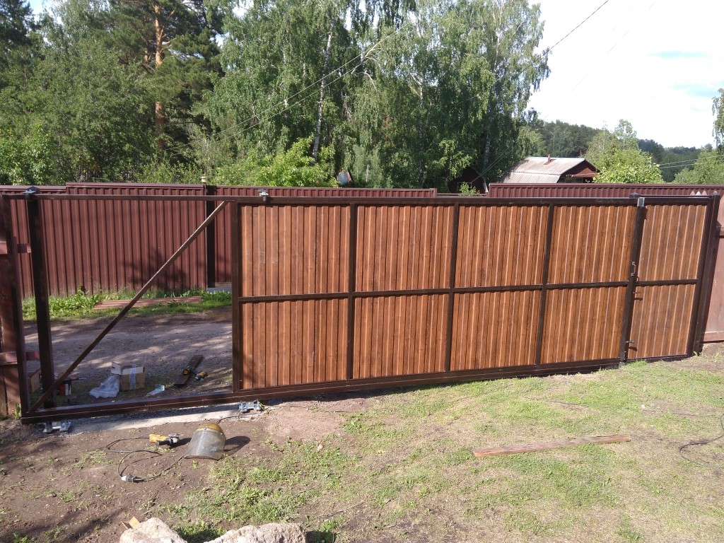 Откатные ворота от производителя в Красноярске